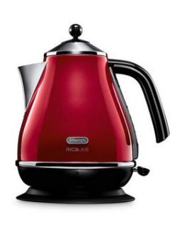 Delonghi Kbom3001 Micalite Icona Kettle - Red